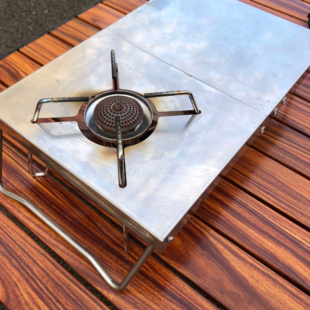 SOTO シングルバーナーST-310 シルバー＆遮熱テーブルセット