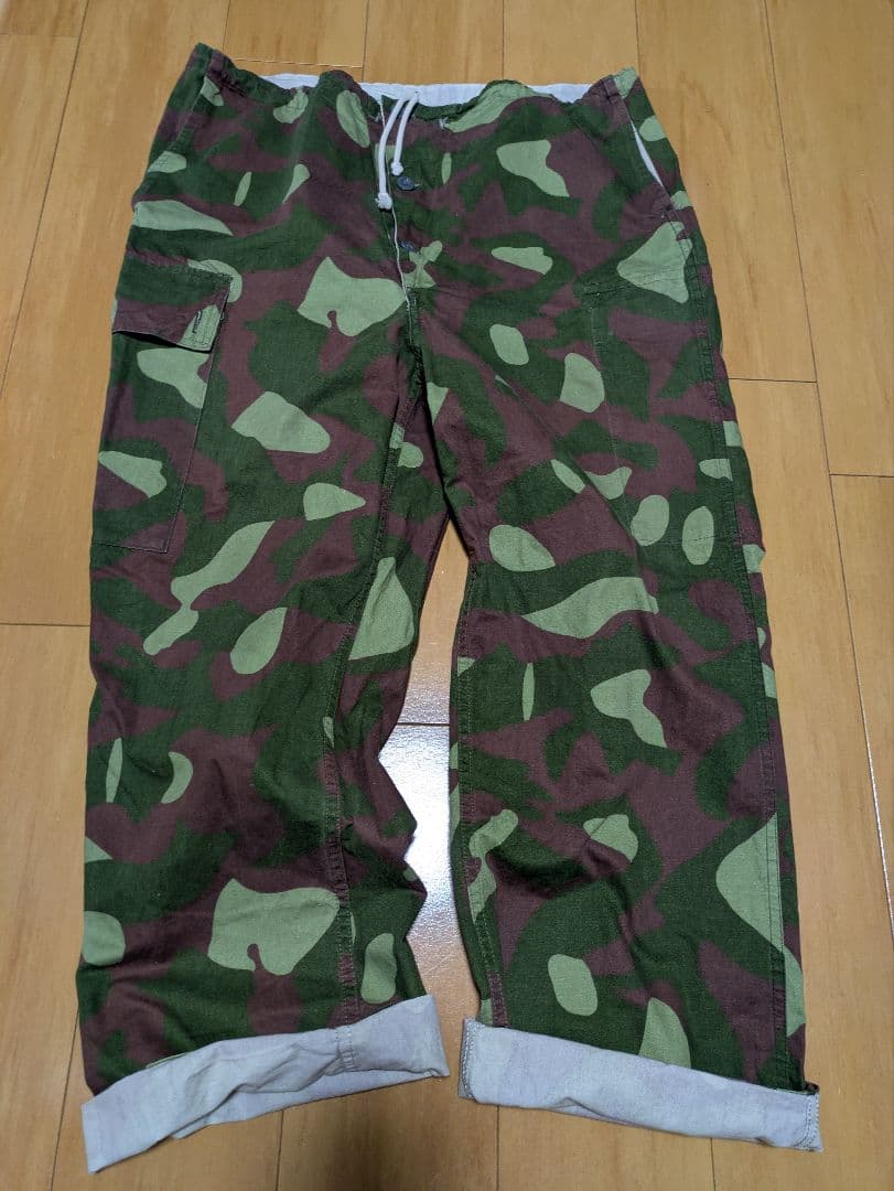 80's フィンランドカモ柄 オーバーパンツ