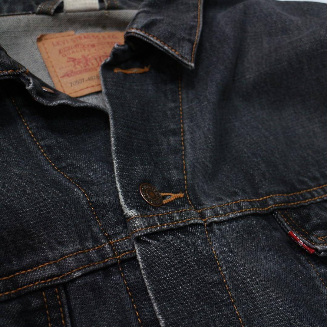 90’s Levi’s 70507-4878 先染め ブラックデニムジャケット
