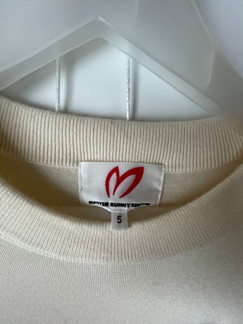 MASTER BUNNY EDITION セーター アイボリー