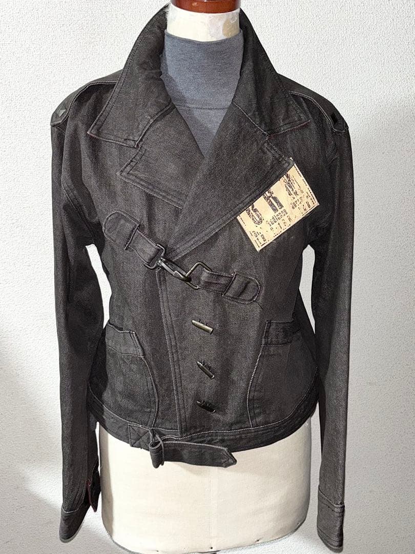 懸賞非売品 80's MODS モッズ 森山達也 デニム ライダース ジャケット