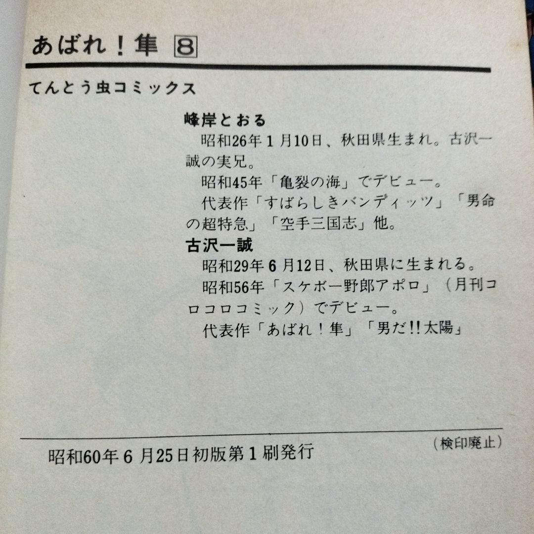 あばれ！隼 全10巻セット（全巻初版）