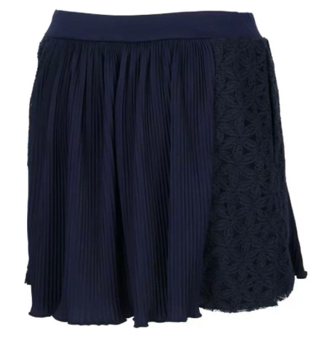 新品未使用 FILA フィラ ネイビー レース有り　スカート スコート Lサイズ