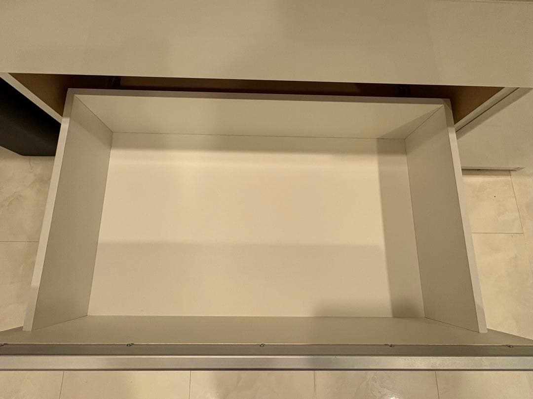 ニトリ キッチンカウンター レジューム 120-2SH-R WH