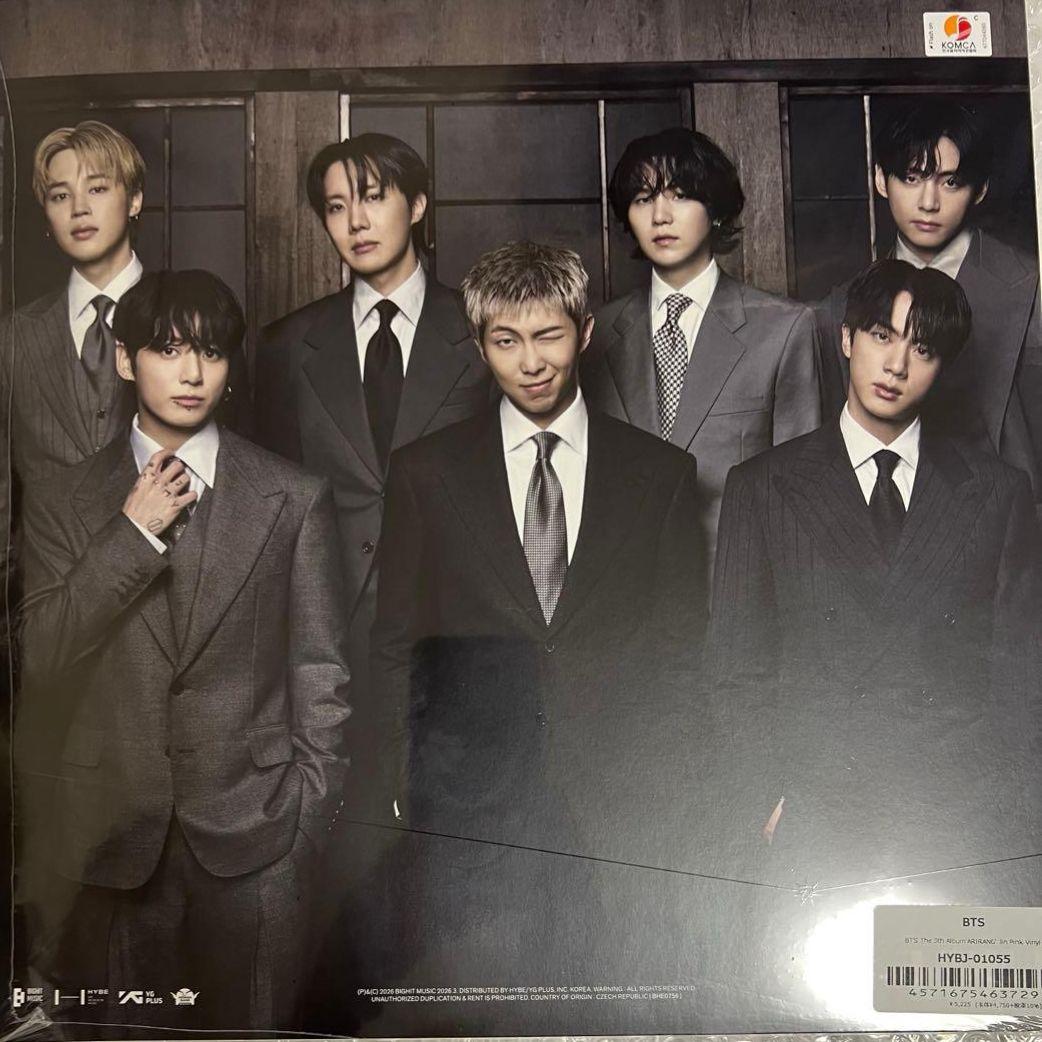 『BTS ARIRANG』Standard Vinyl LP ジン JIN