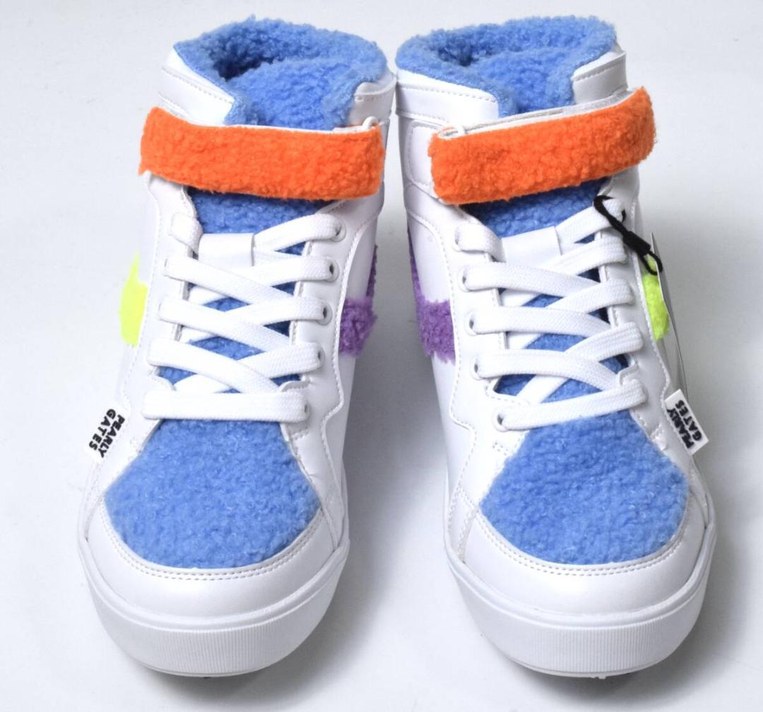 未使用4.1万 パーリーゲイツ ミドルカット ボア ゴルフシューズ 25cm