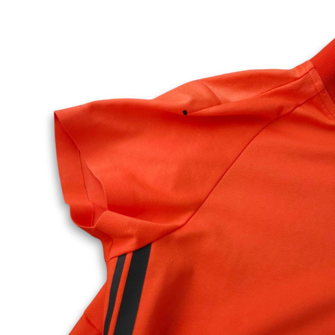 パーリーゲイツ 半袖ワンピース ハーフジップ Mサイズ相当 デカロゴ 極美品