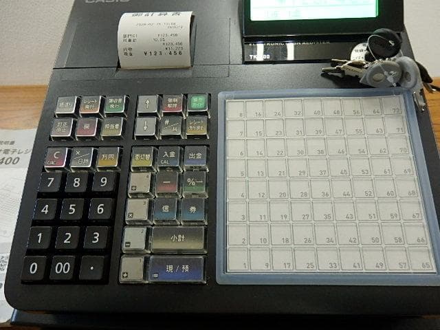 8120 72タッチ 設定無料 TK-400 飲食向 カシオ 高性能レジスター