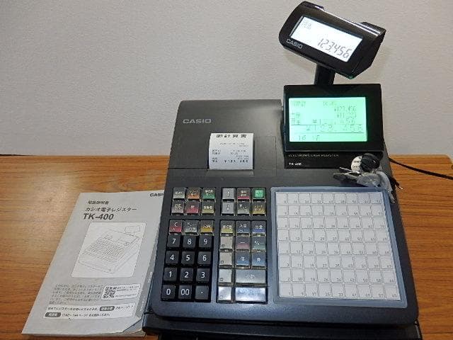 8120 72タッチ 設定無料 TK-400 飲食向 カシオ 高性能レジスター