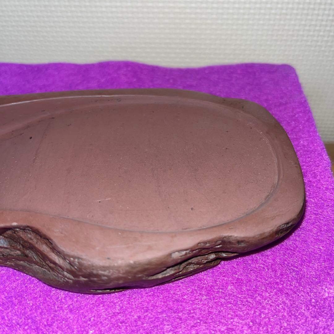 ⭕️紅渓石硯　天然硯　希少　相馬羊堂　小型　女性好み作品