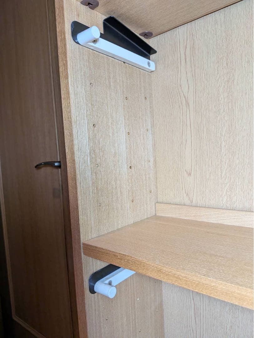 ■送料込■無印 木製シェルフミドルタイプ 21 本棚廃盤 木製棚 タモ材