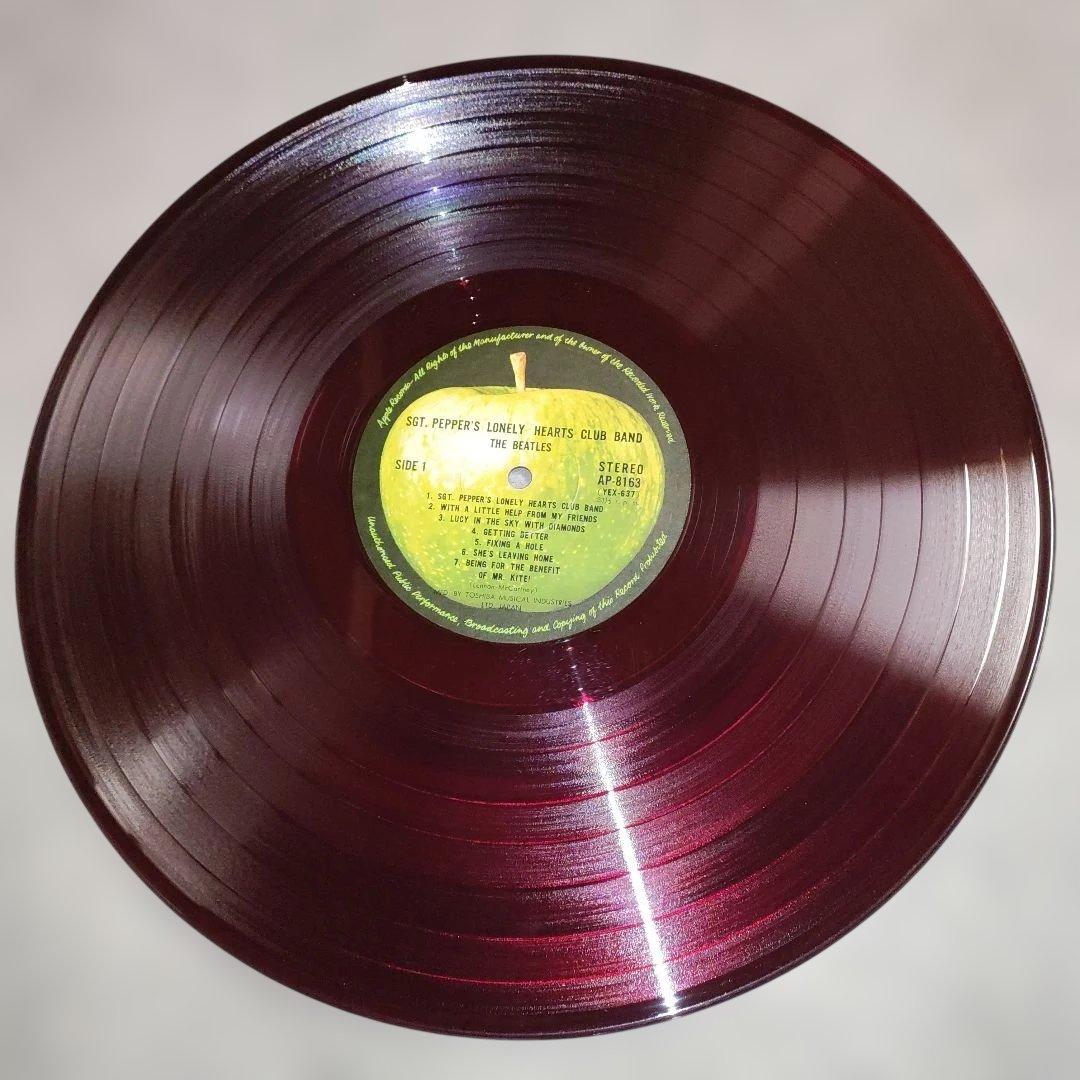 【赤盤良品ＬＰレコード】ビートルズ／サージェント・ペパーズ
