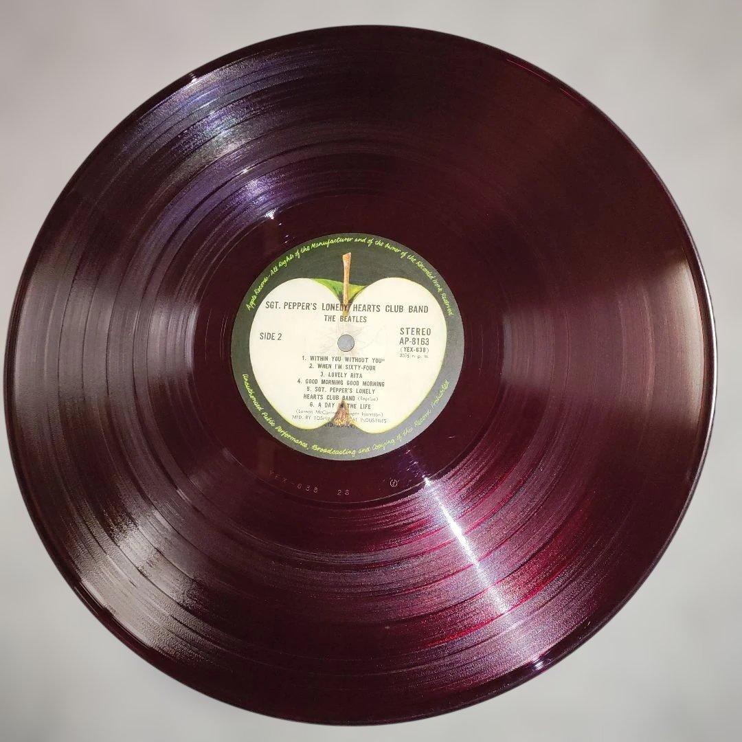 【赤盤良品ＬＰレコード】ビートルズ／サージェント・ペパーズ