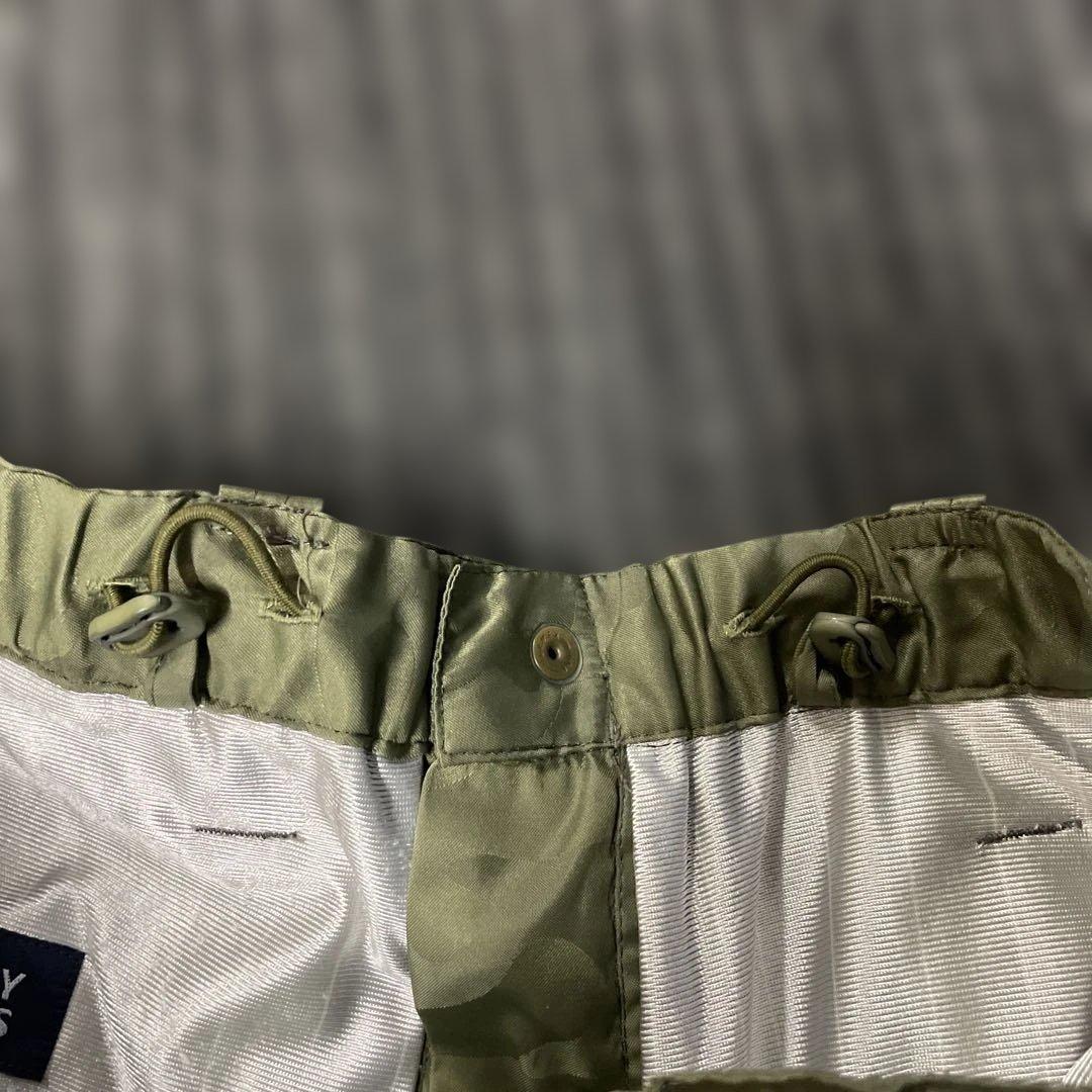 パーリーゲイツPG カモフラージュパンツ ジッパーポケット付き サイズ4