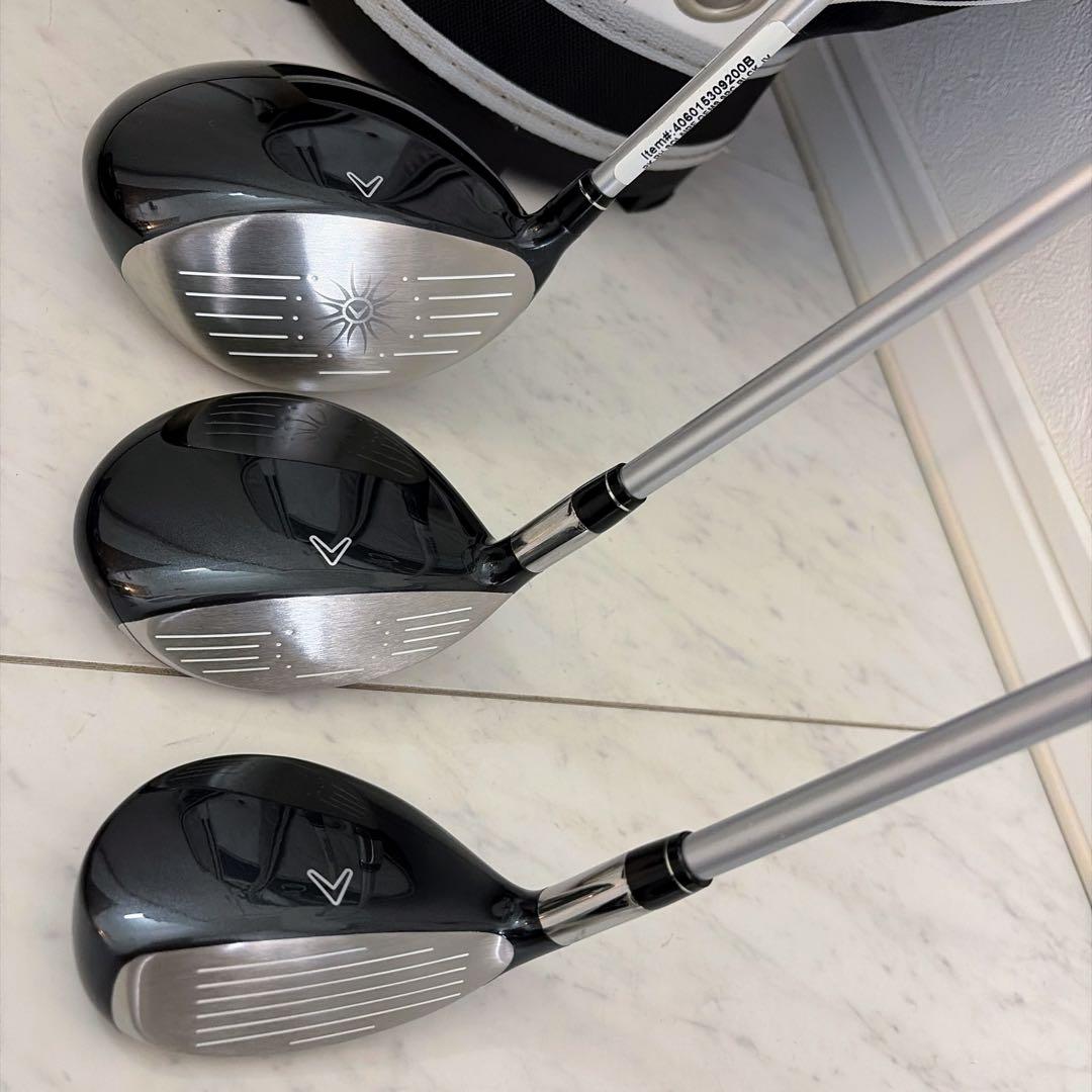 クラブほぼ未使用　キャロウェイ　ソレイユ　レディース　ゴルフクラブセット