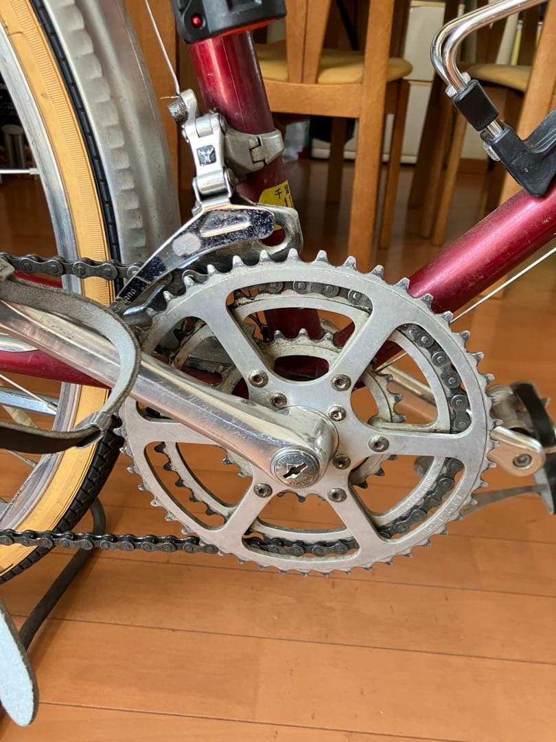 ミヤタ・ルマン・ランドナー　LT-550-K赤 犬印鞄製作所フロントバッグ付き