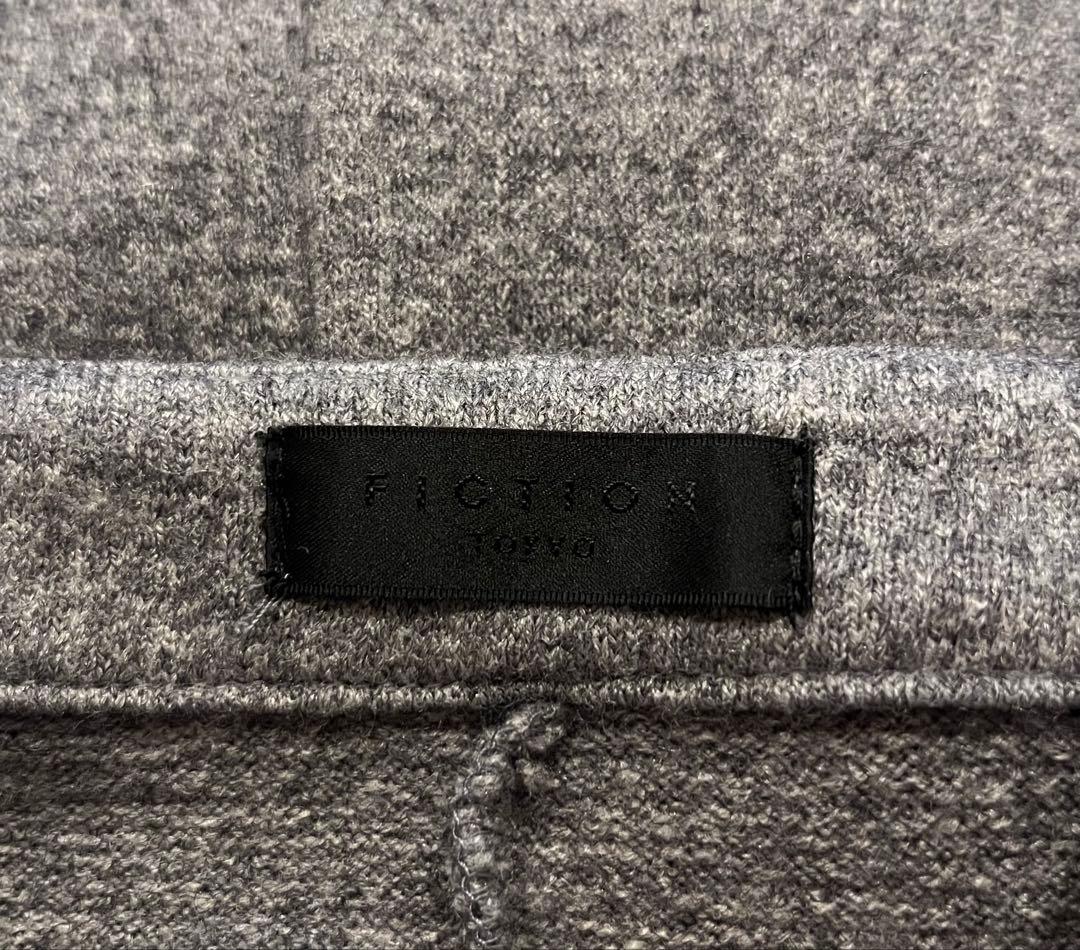 fiction tokyo レザーリボンスリットワンピース