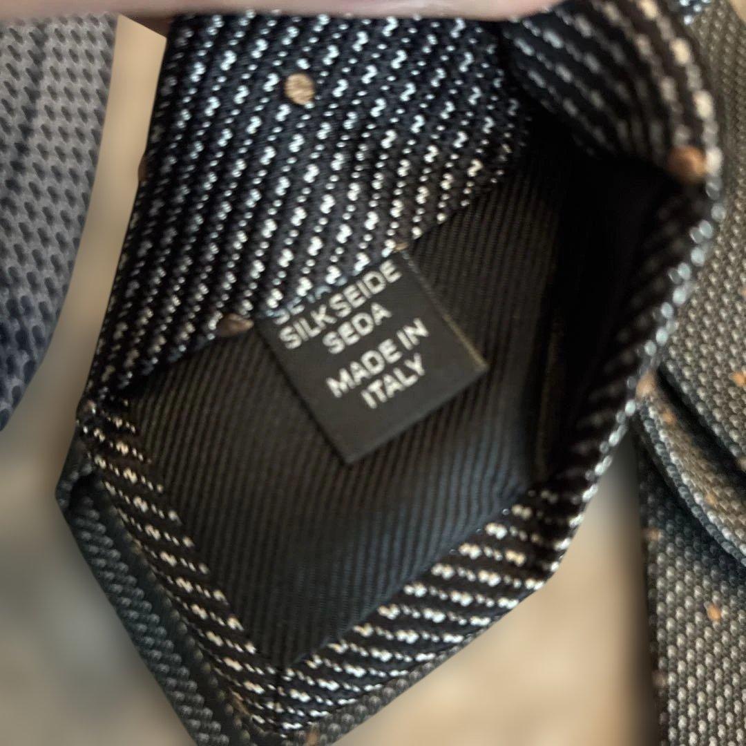 【未使用品】Ermenegildo Zegna ブランドネクタイ　シルク　光沢