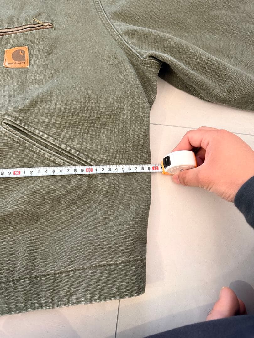 Carhartt デトロイトジャケット　モスグリーン　j76mos