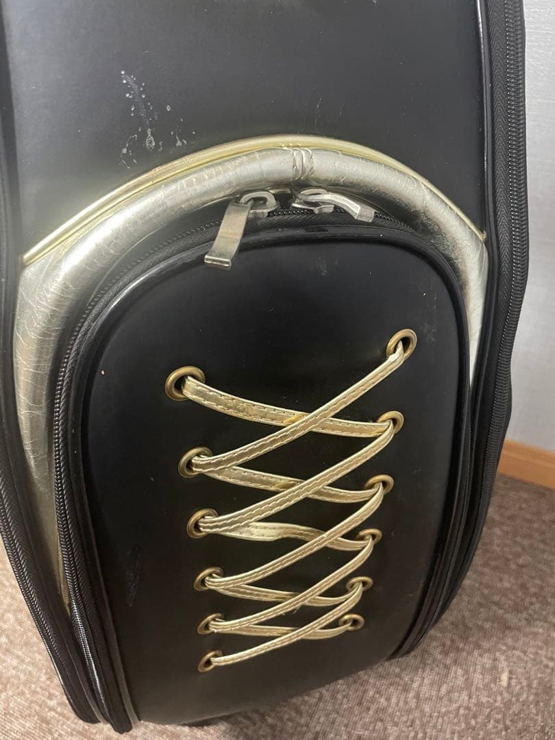 激レア　Rascaluno キャディバッグ　ルチャ　ブラック×ゴールド