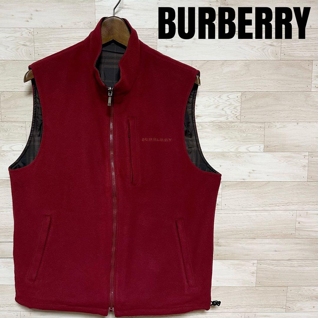 ✨BURBERRY GOLF バーバリー リバーシブル フリース ベスト M✨