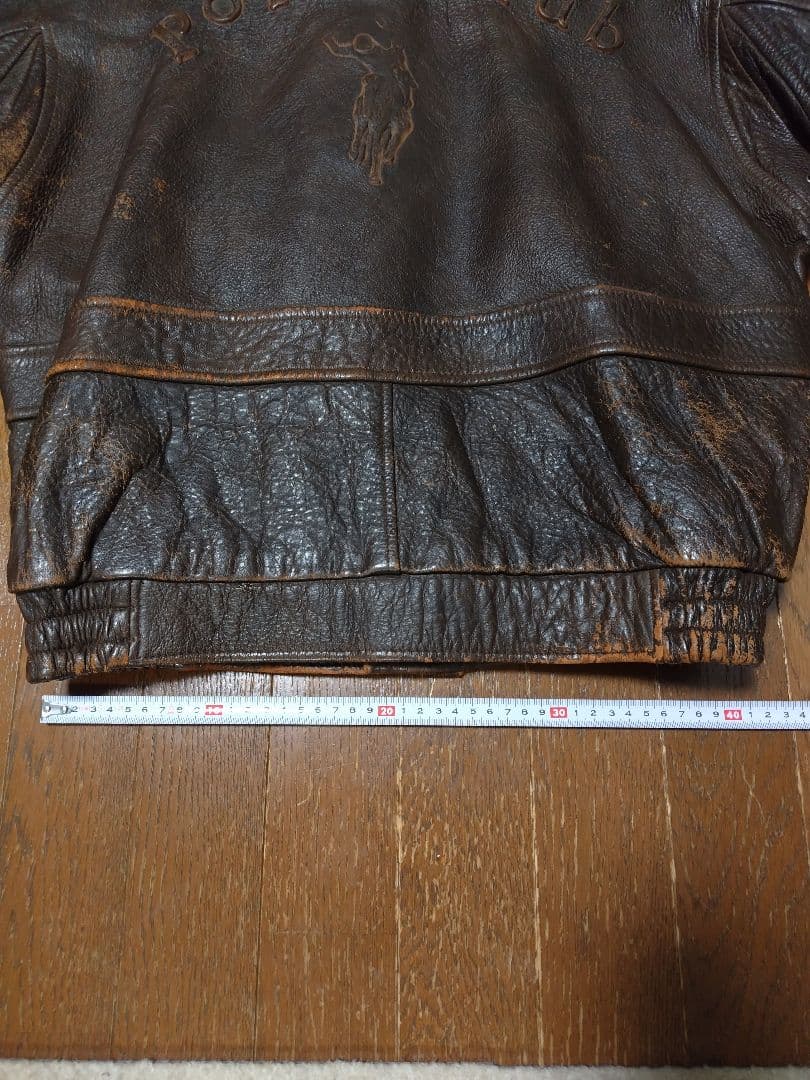Polo Club ブラウンレザージャケット サイズ2