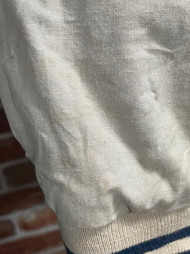 松村北斗着用　MIRAGE ヤンキースMLB リネンスタジアムジャンバー　L