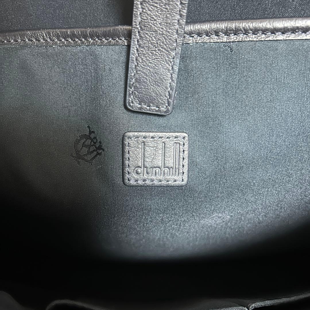 未使用級✨dunhill トラベラー オールレザー トートバッグ 大容量 黒