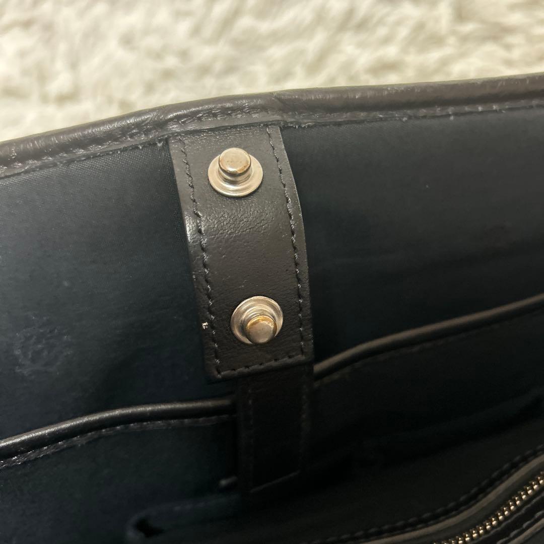 未使用級✨dunhill トラベラー オールレザー トートバッグ 大容量 黒