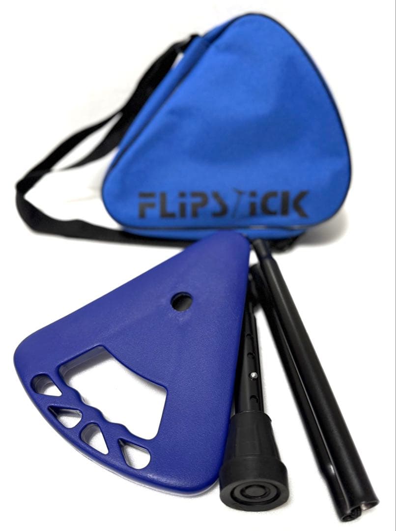 【美品】◼︎FLiPS SiCK◼︎万博の待ち時間に如何★3段式折り畳み1本脚★