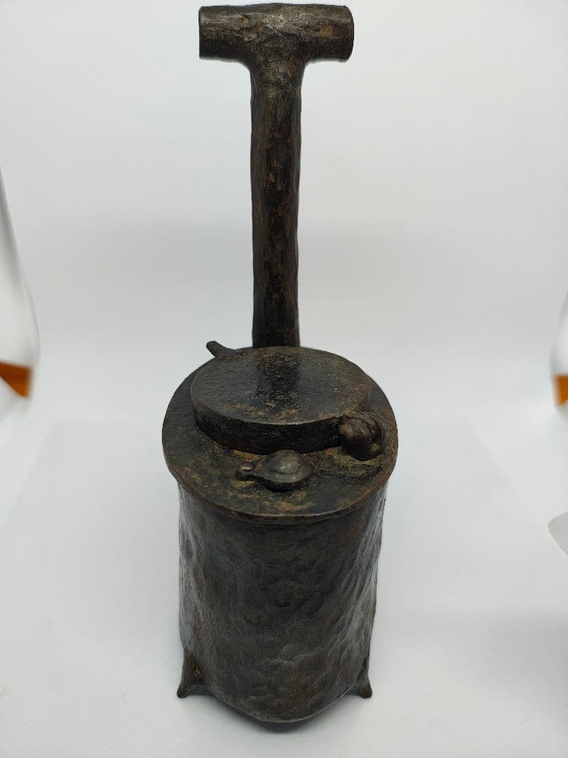 超珍品 ミニ薪ストーブ ビンテージ 実用品　木箱付き！