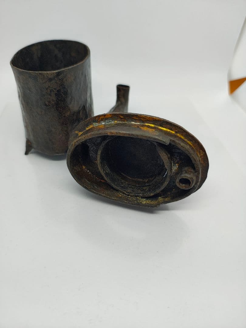 超珍品 ミニ薪ストーブ ビンテージ 実用品　木箱付き！