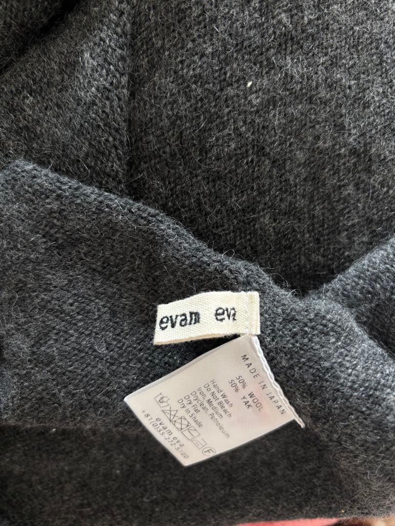 ジャケット・アウター evam eva yak wool poncho