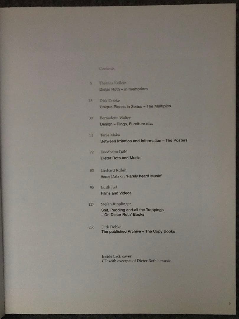 Books + Multiples / Dieter Roth ディーター・ロス