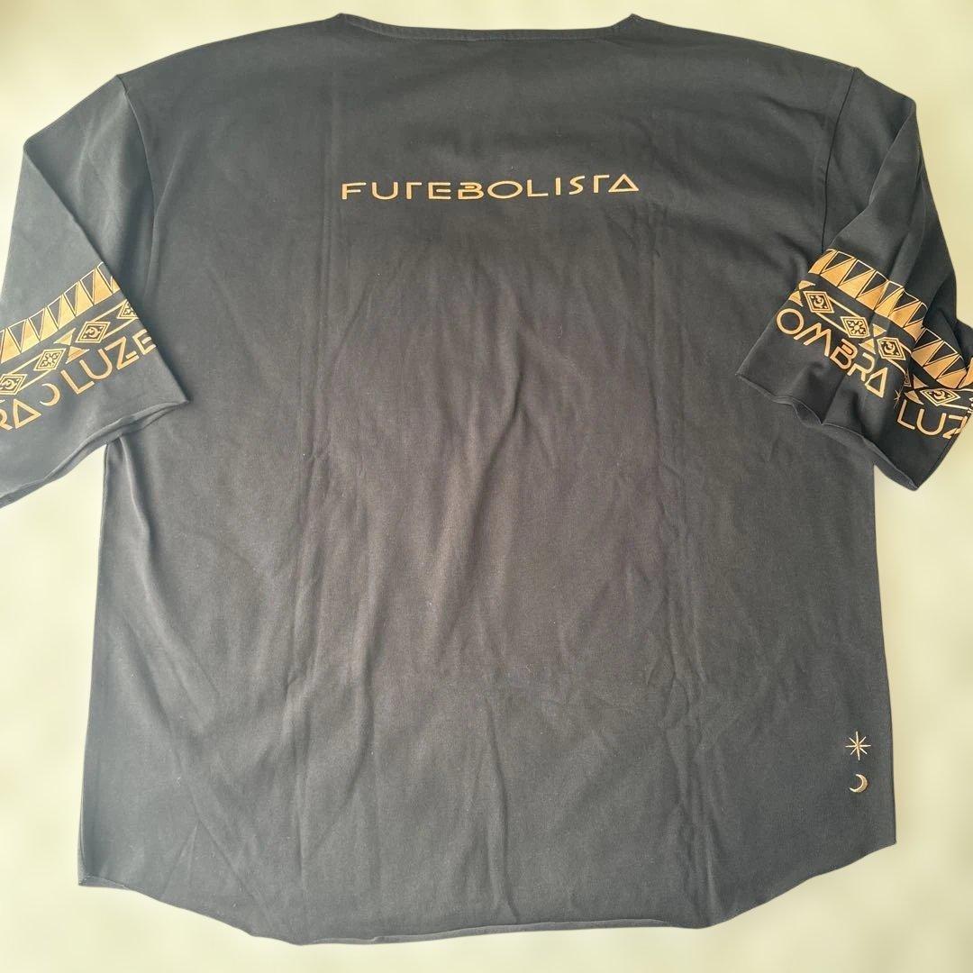 コットン7分袖Tシャツ　Luz e Sombra L ブラック　ルースイソンブラ