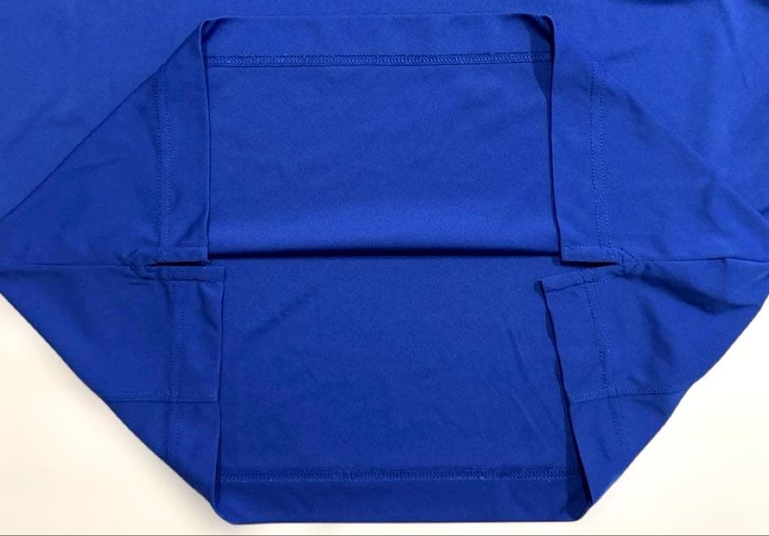 ジェイリンドバーグ　メンズ　4wayストレッチ　半袖　ポロシャツ　L ブルー