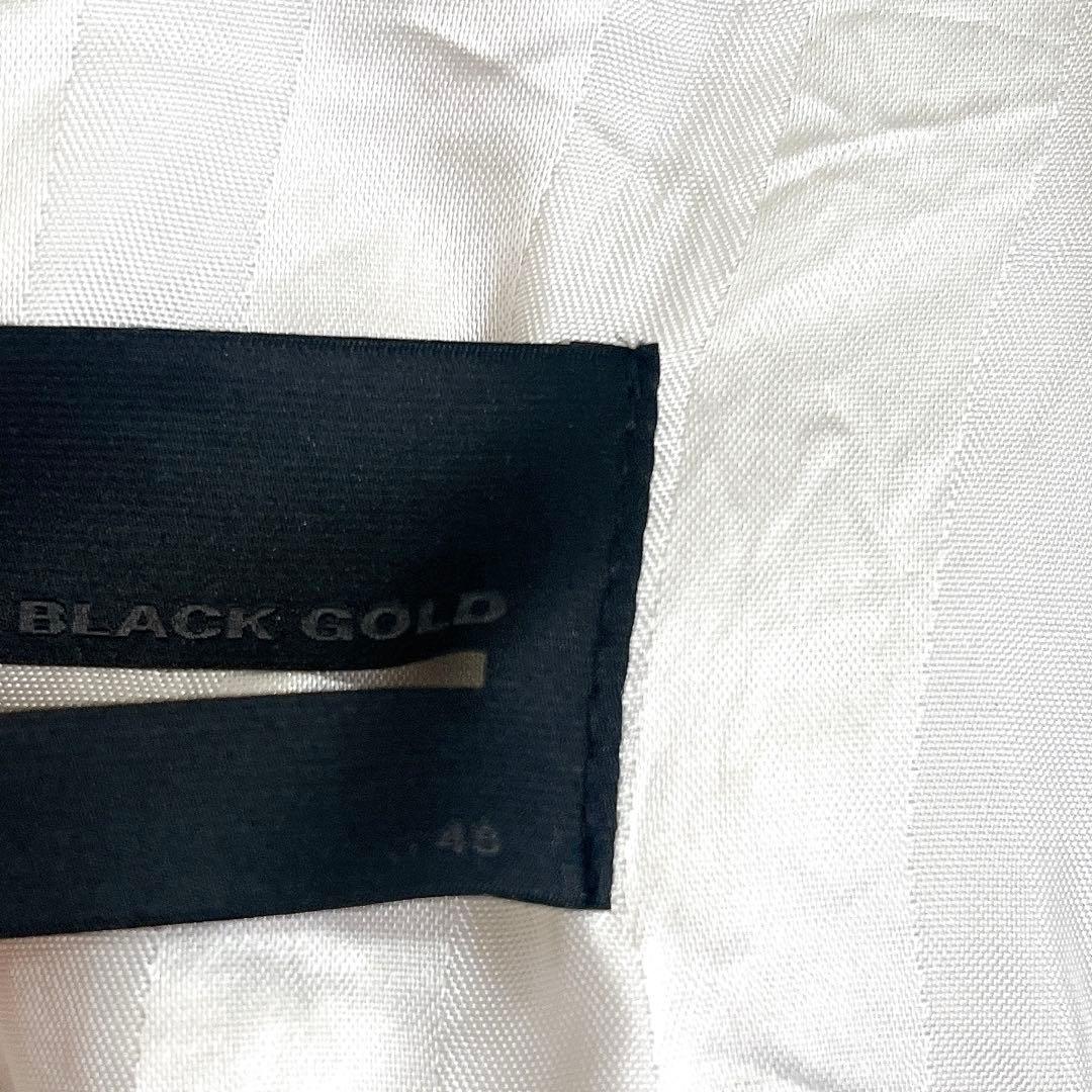 【希少】ディーゼルブラックゴールド　ライダースジャケット　本革　イタリア製　M