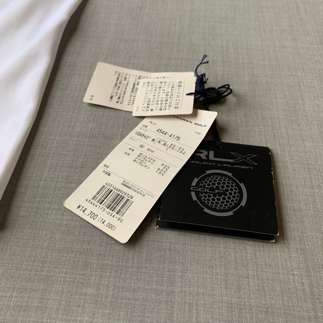 未使用 RALPH LAUREN RLX スリムフィットシャツ ホワイト