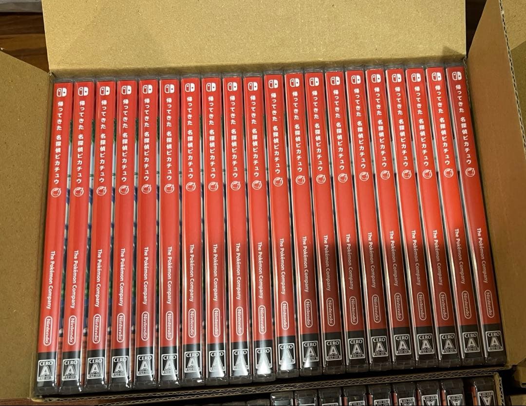 Switch 帰ってきた 名探偵ピカチュウ　新品　未使用　79個　セット売り