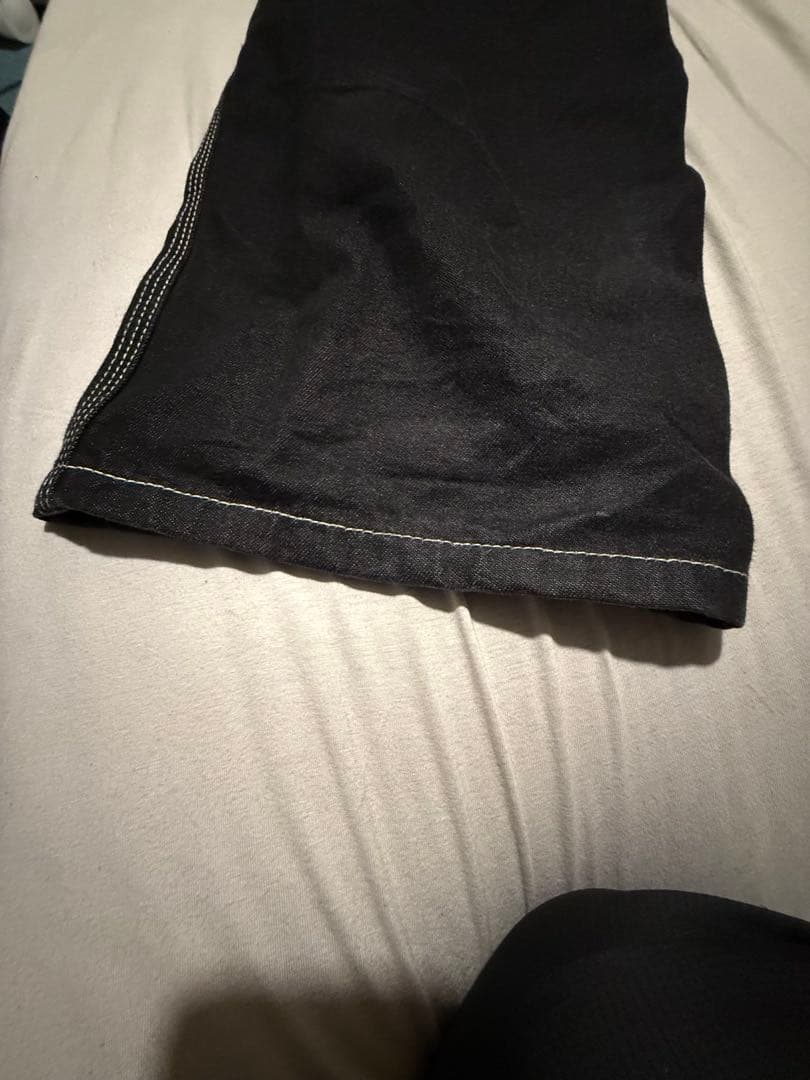 Carhartt ブラック ストレートカットパンツ 34/32 インチ