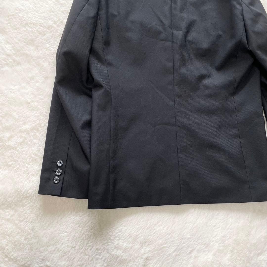 【近年美品】PEARLY GATES 　ロゴ刺繍　テーラードジャケット 　黒