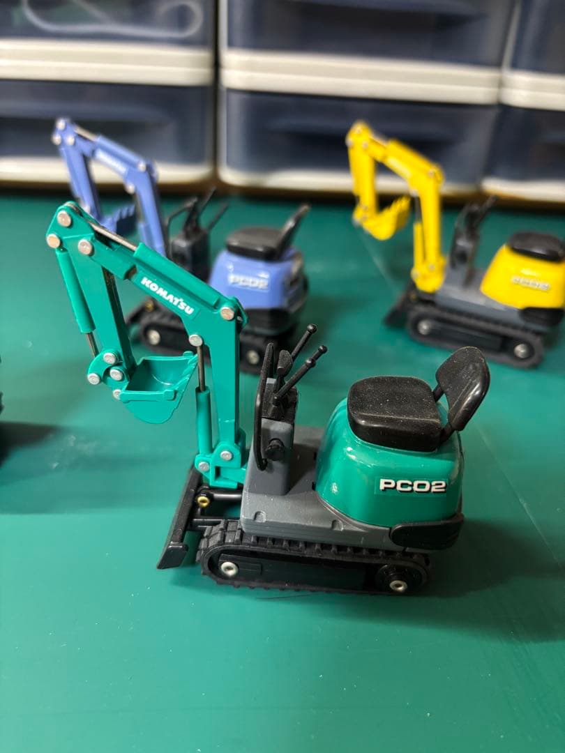 コマツ　ミニチュア重機セット PC02 5体セット