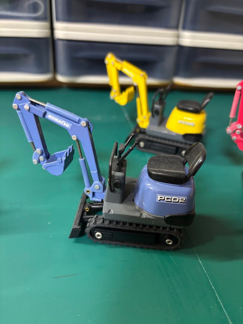 コマツ　ミニチュア重機セット PC02 5体セット