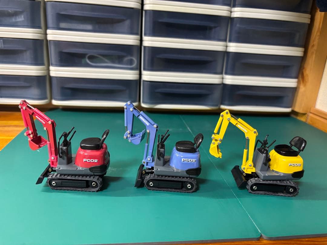 コマツ　ミニチュア重機セット PC02 5体セット