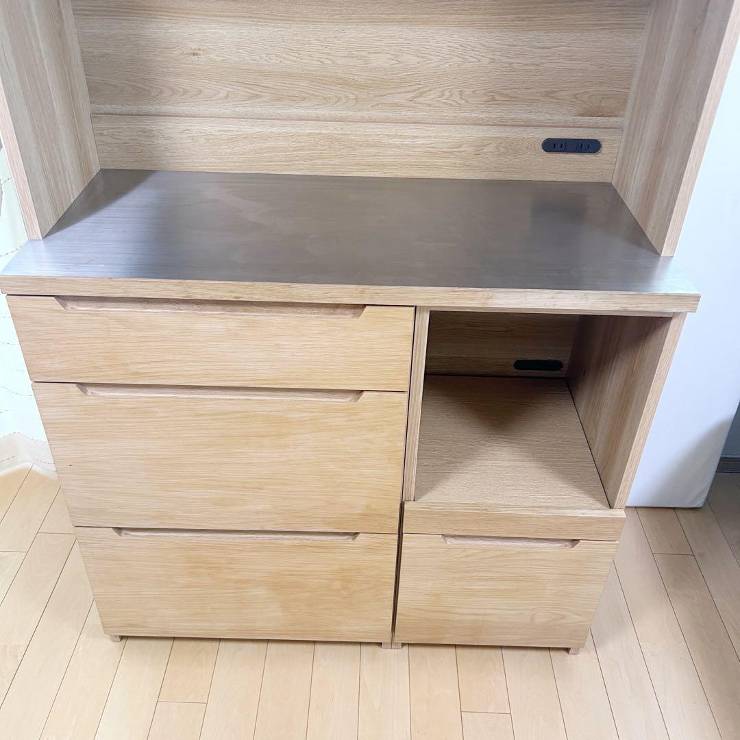 【yuki様】unico LOMキッチンカウンター　W1000 setF オーク