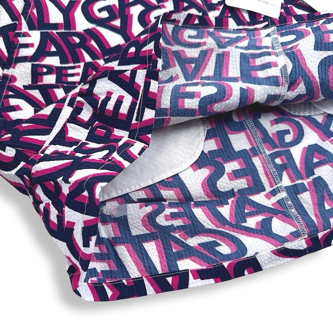 144 パーリーゲイツ ウェーブロゴ スカート サッカー生地 サイズ0 S