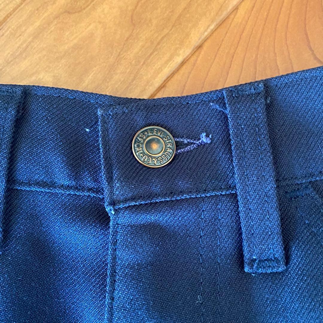 【70s】levi's517 スタプレ ネイビー W32 スラックス美品 フレア