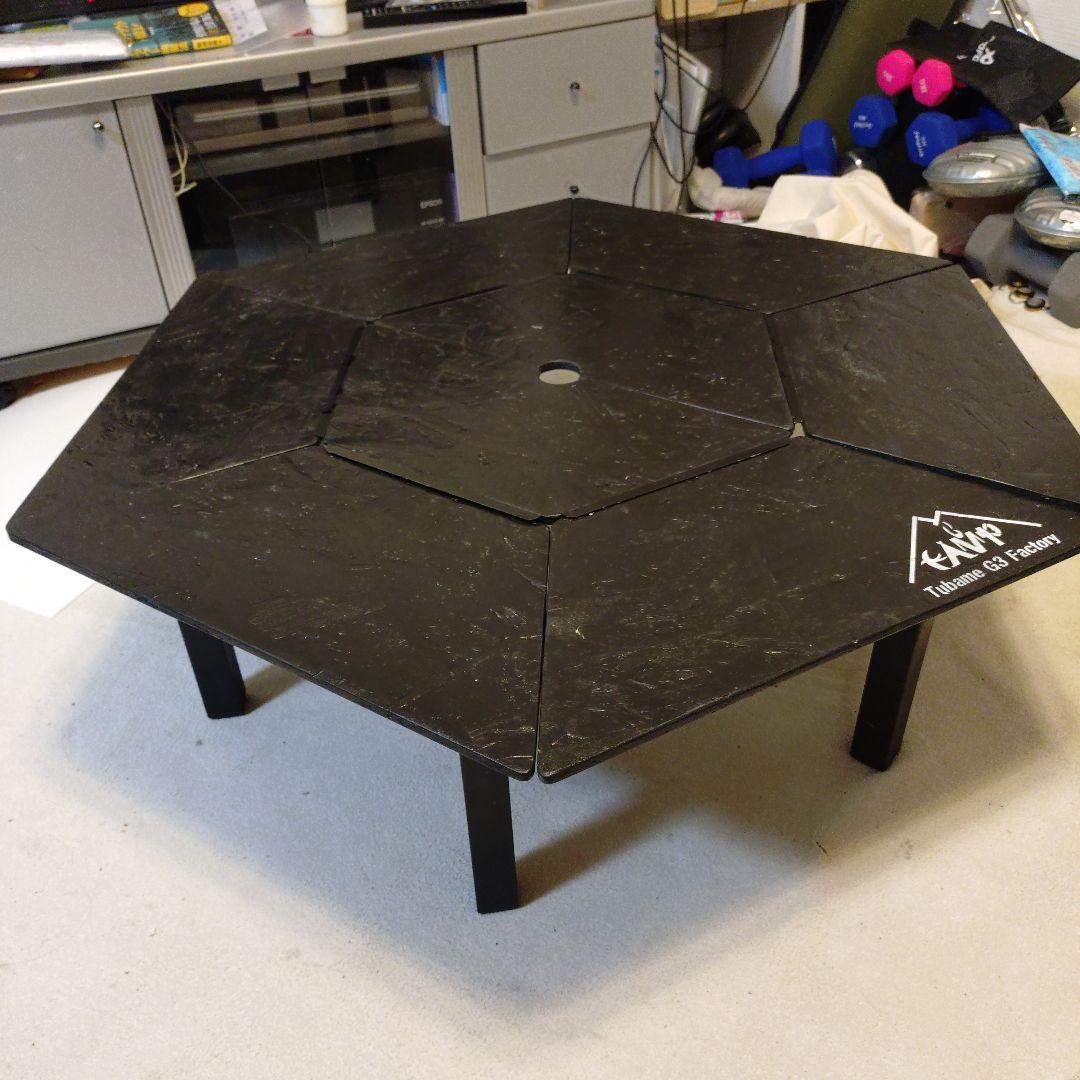 アウトドアヘキサ焚き火テーブル 収納バッグ付き