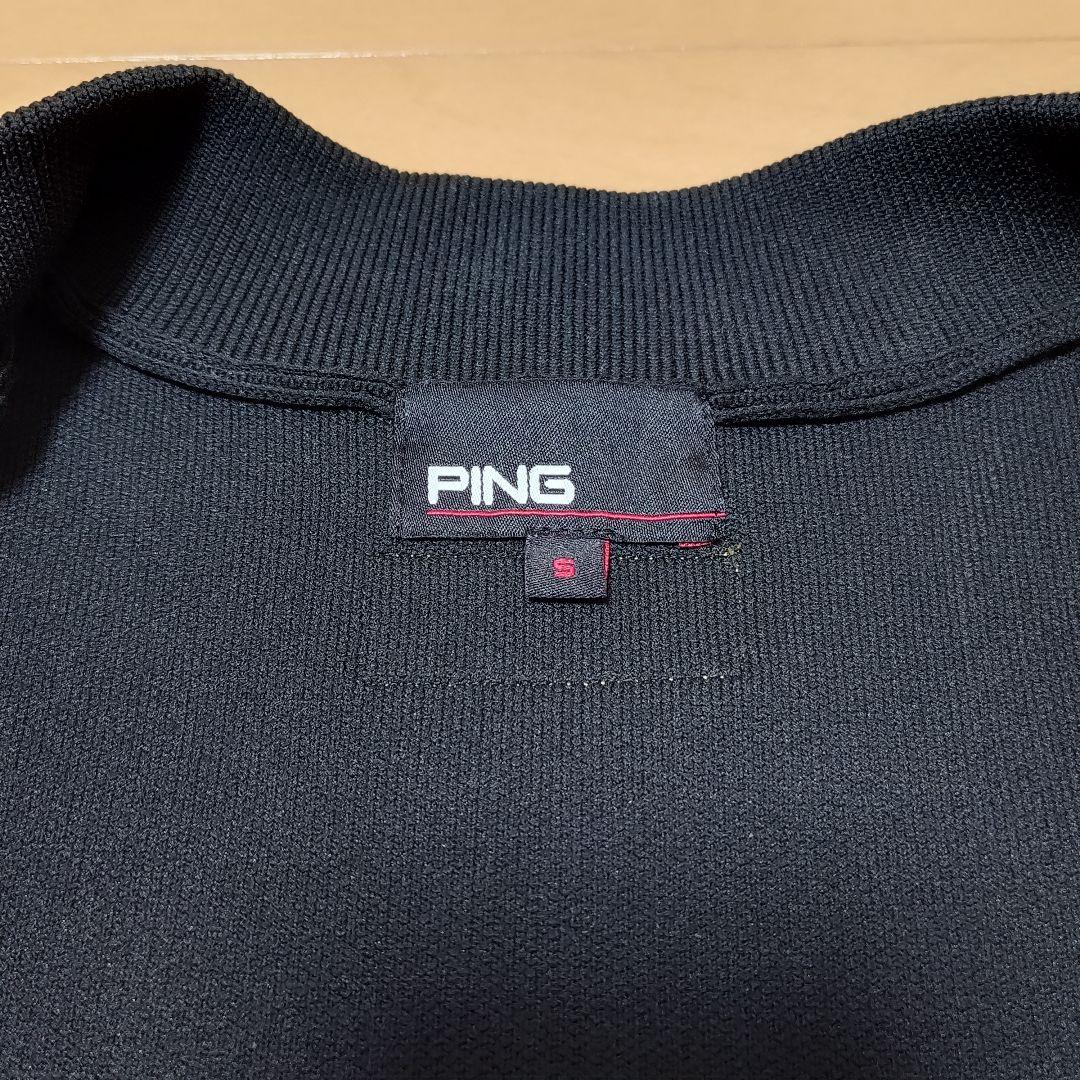 S レディース PING ピン ゴルフ ブルゾン ジャケット ブラック