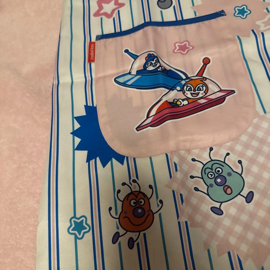 保育士エプロン アンパンマン バイキンマン だだんだん ドキンちゃんコキンちゃん